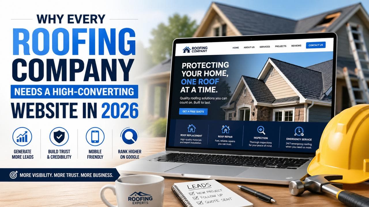 Why Every Roofing Company Needs a High-Converting Website in 2026