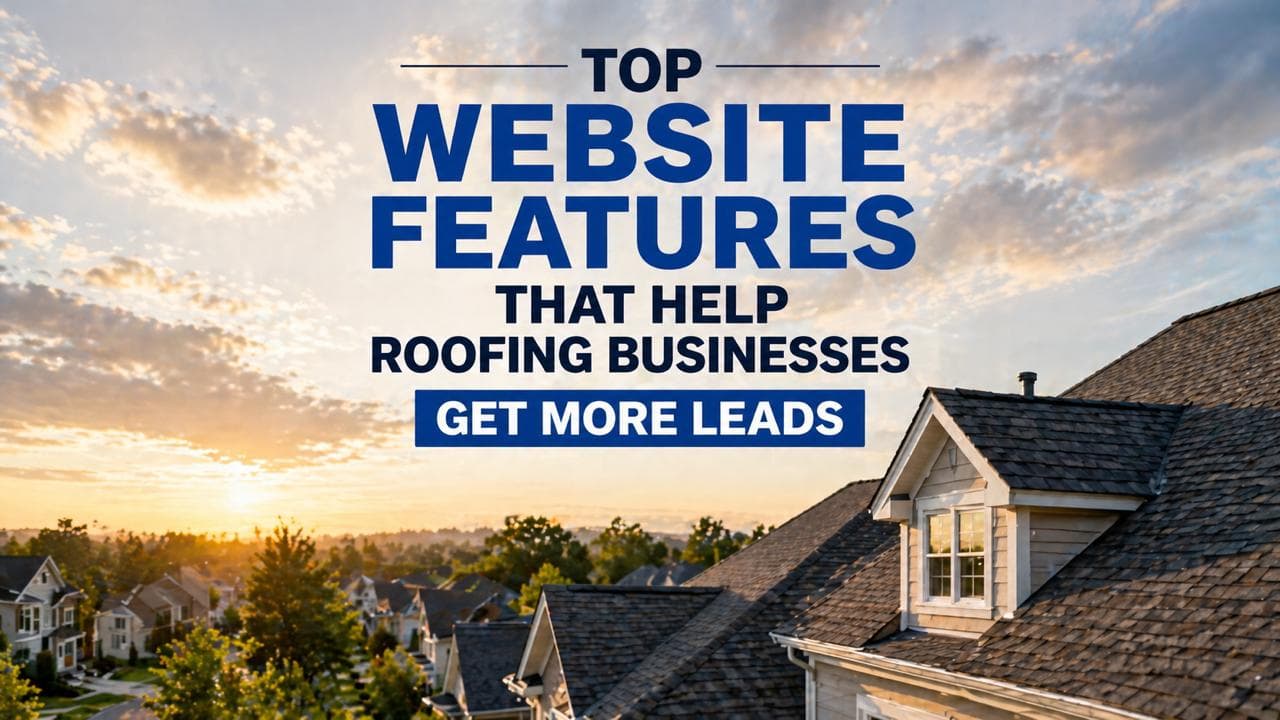 Top Website Features That Help Roofing Businesses Get More Leads