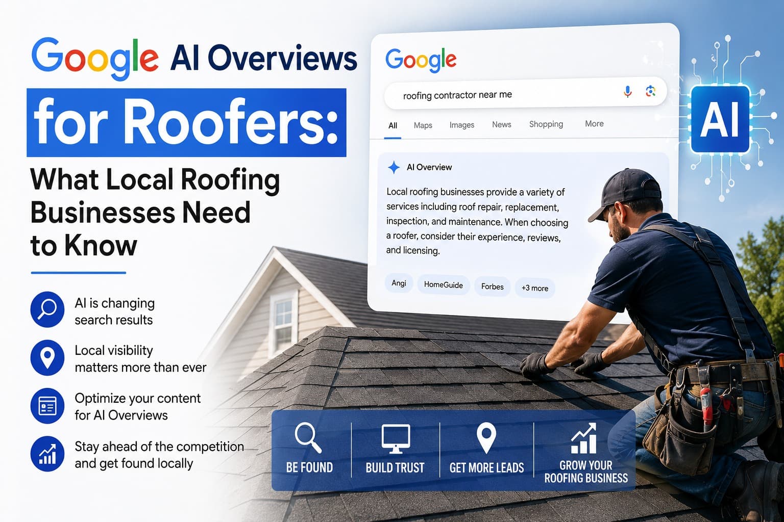 Google AI Overviews for Roofers: What Local Roofing Businesses Need to Know 