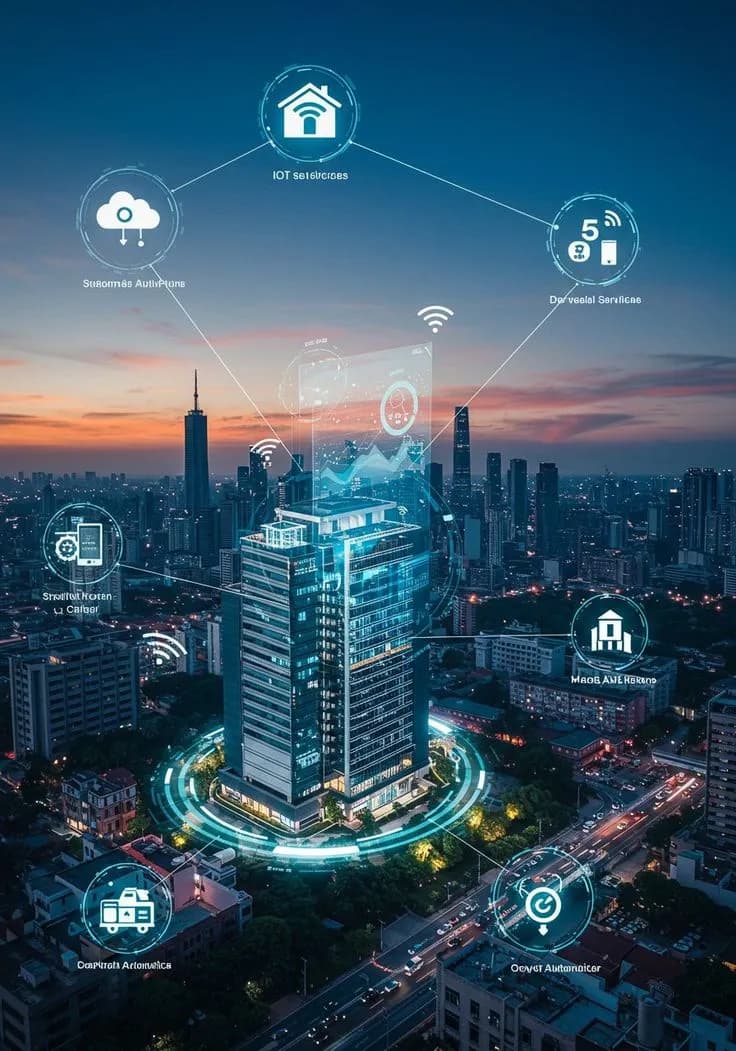 Internet of Things (IoT) Software Solutions App Mockup
