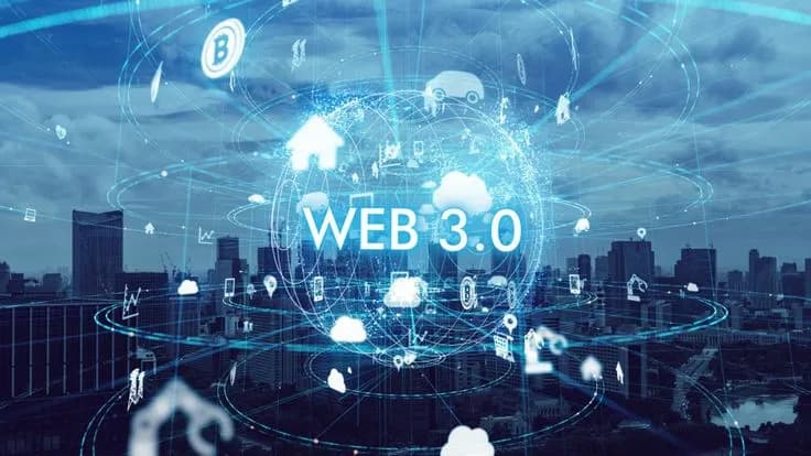 Blockchain & Web3 Solutions App Mockup