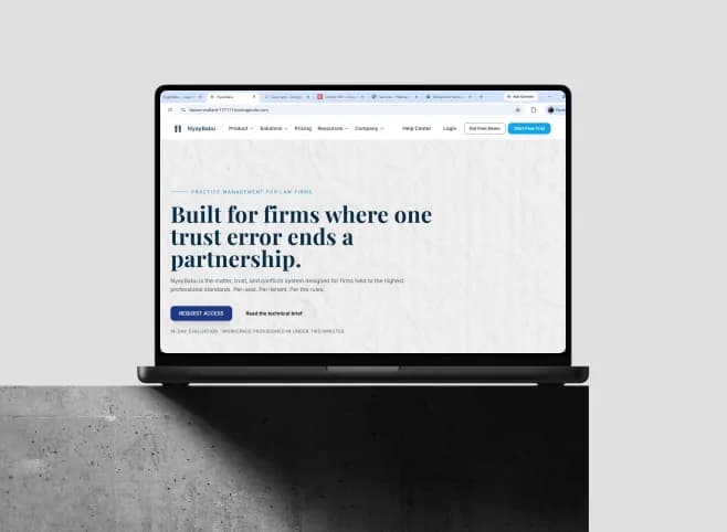 NyayBabu Legal Practice Management Platform