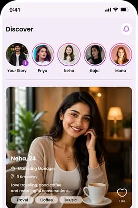Mobile screen mockup 2