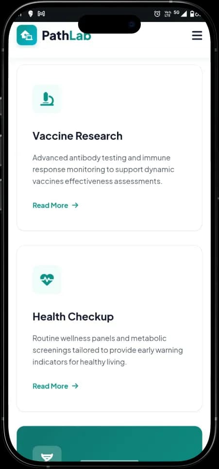 Mobile screen mockup 2