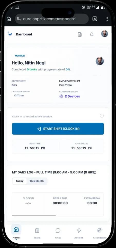 Mobile screen mockup 1