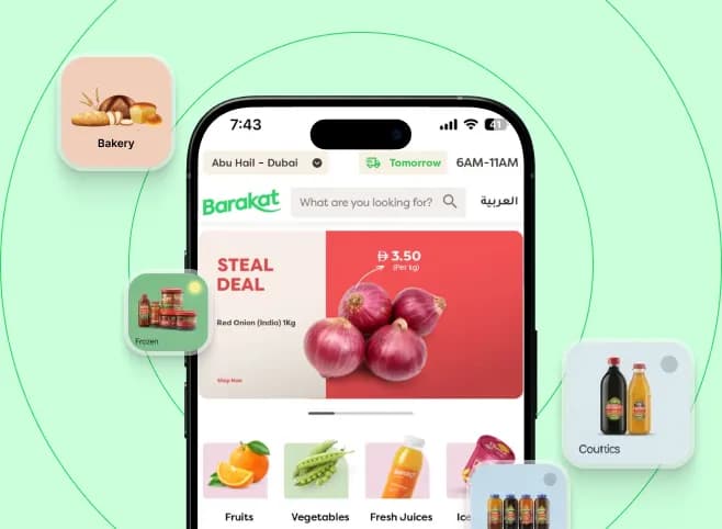 Barakat Online Grocery Delivery App