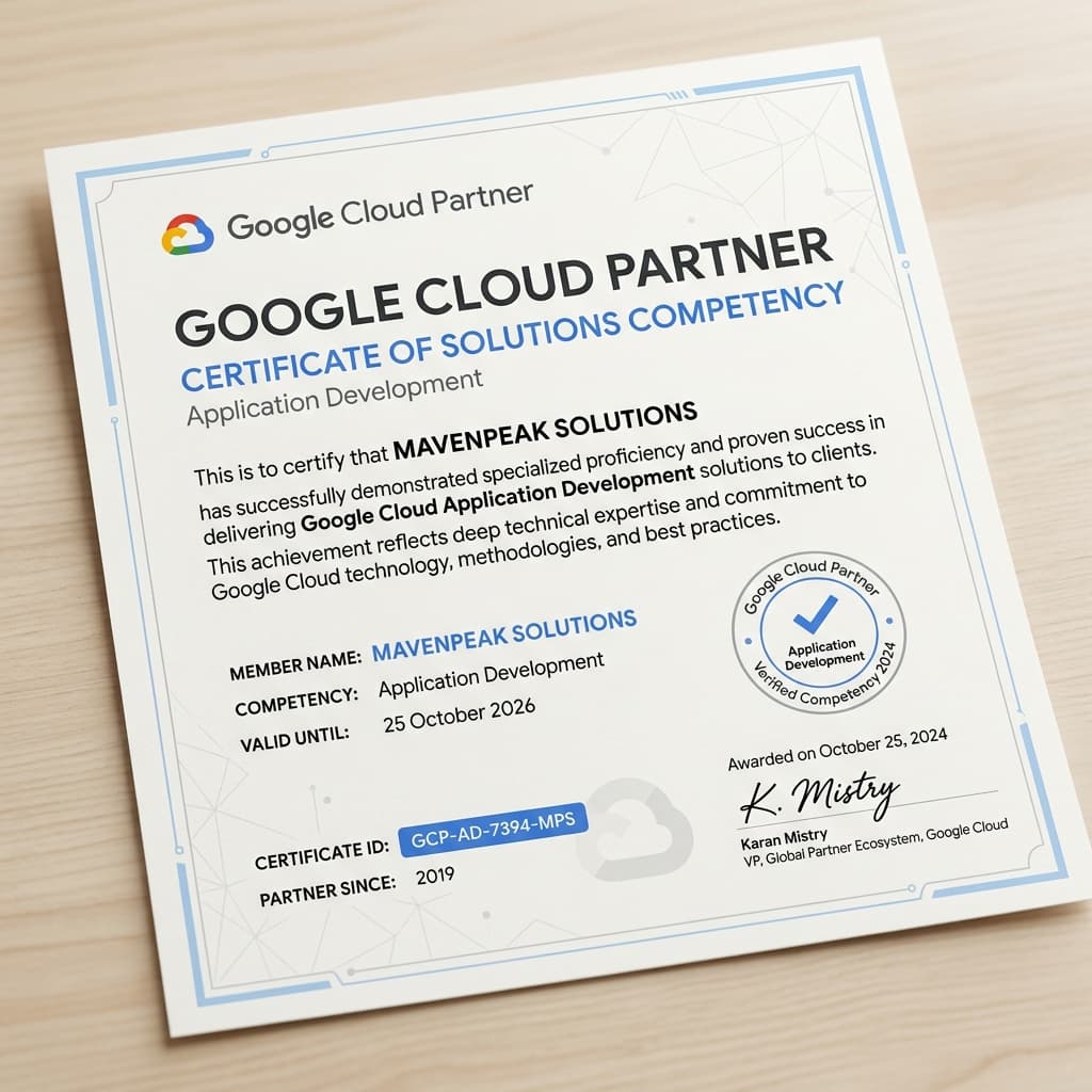Google Cloud Partner Certified