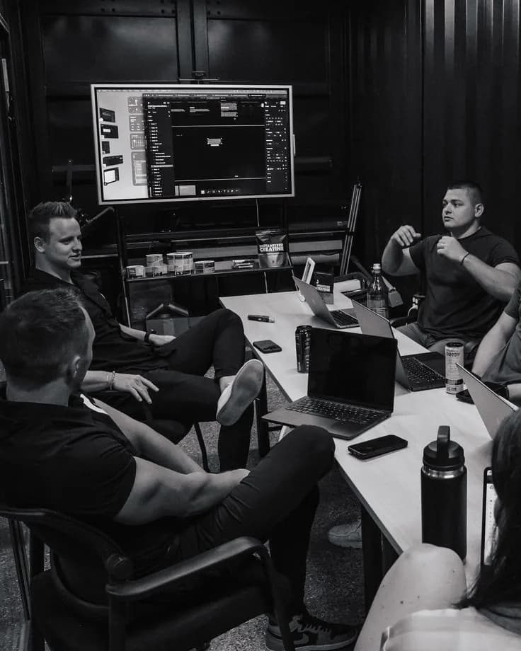 Team collaborating