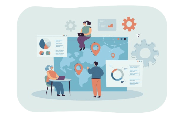 Website audit illustration